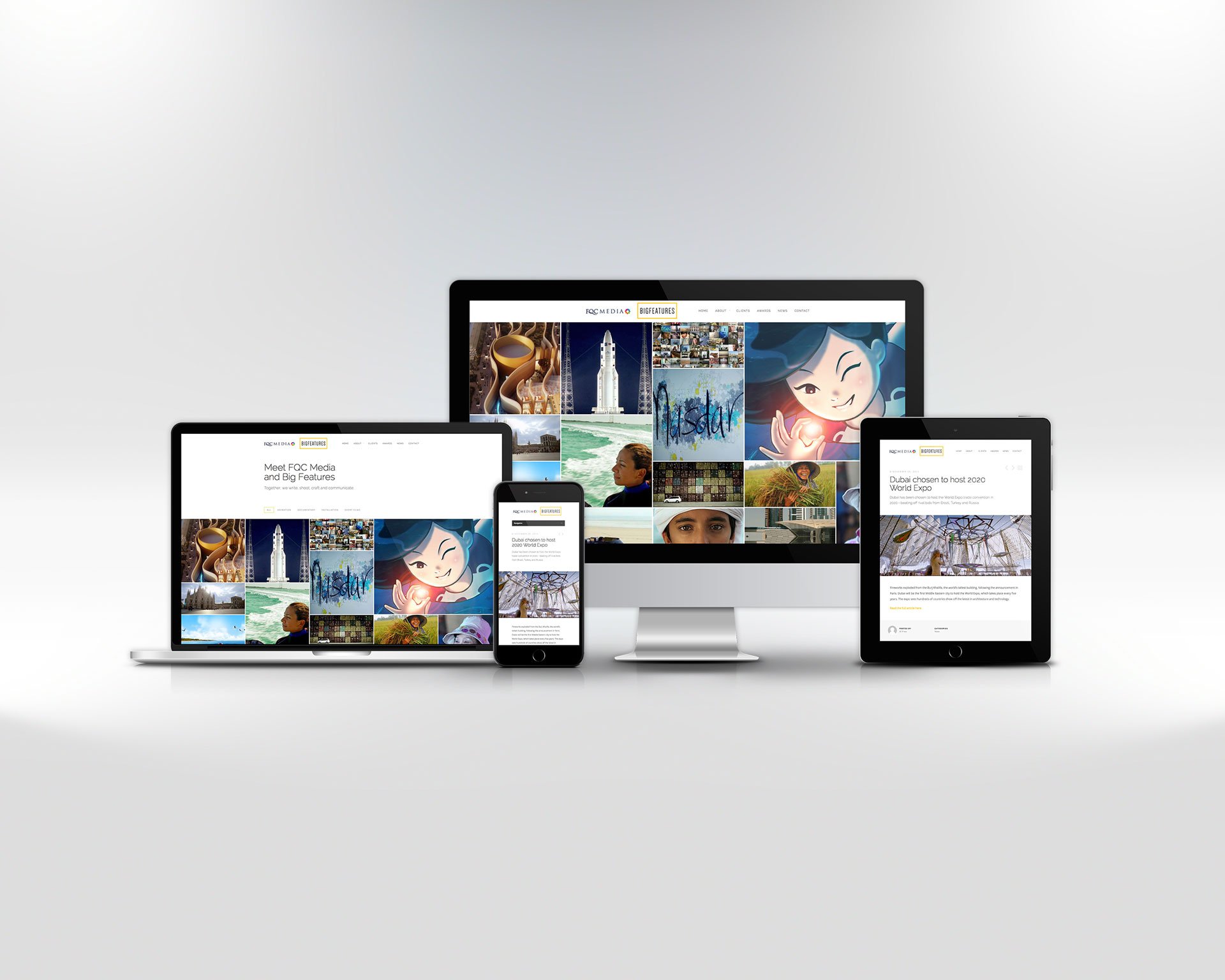 Big Features. - Responsive Mockup 042