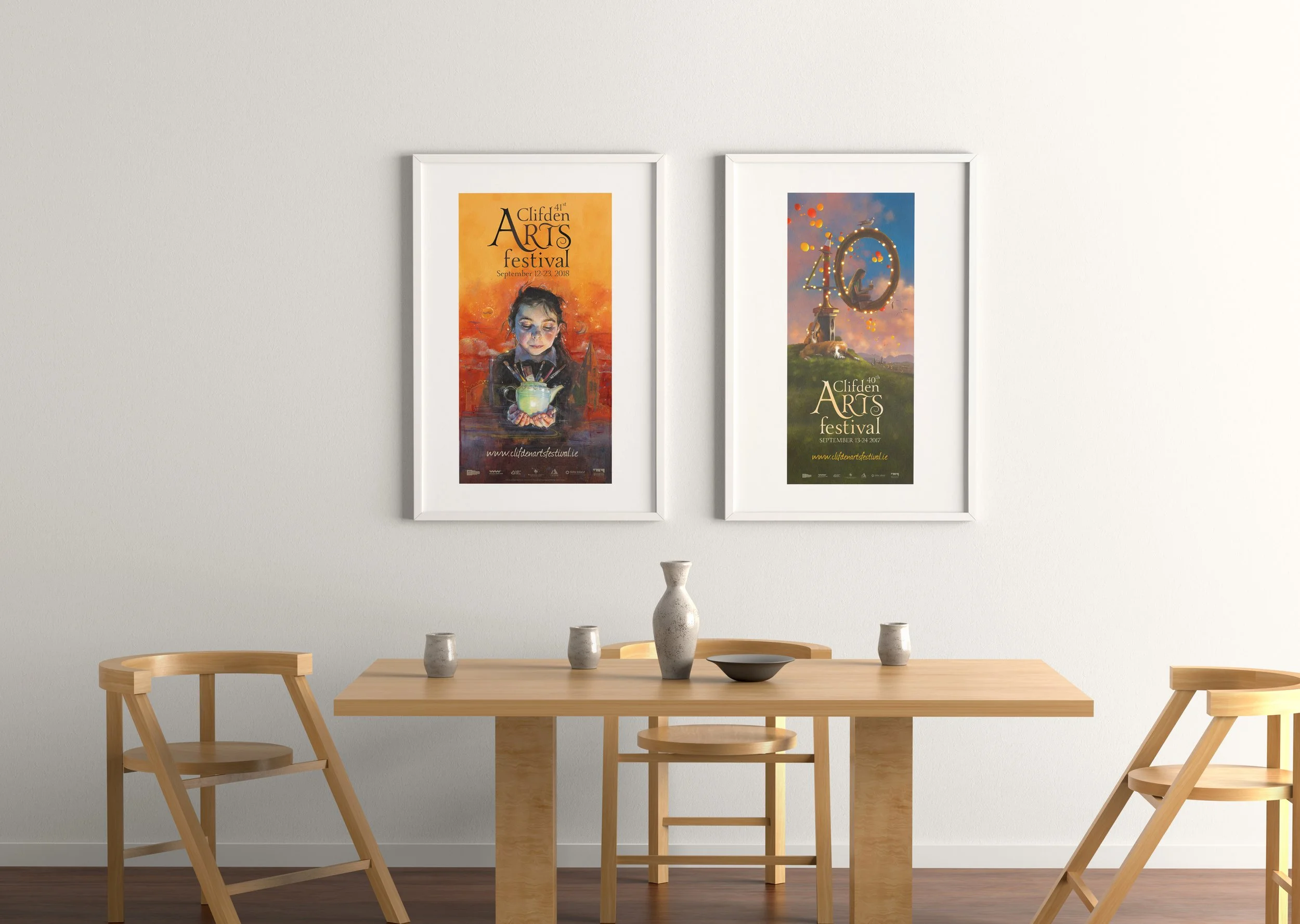 Clifden Arts Festival. - caf posters