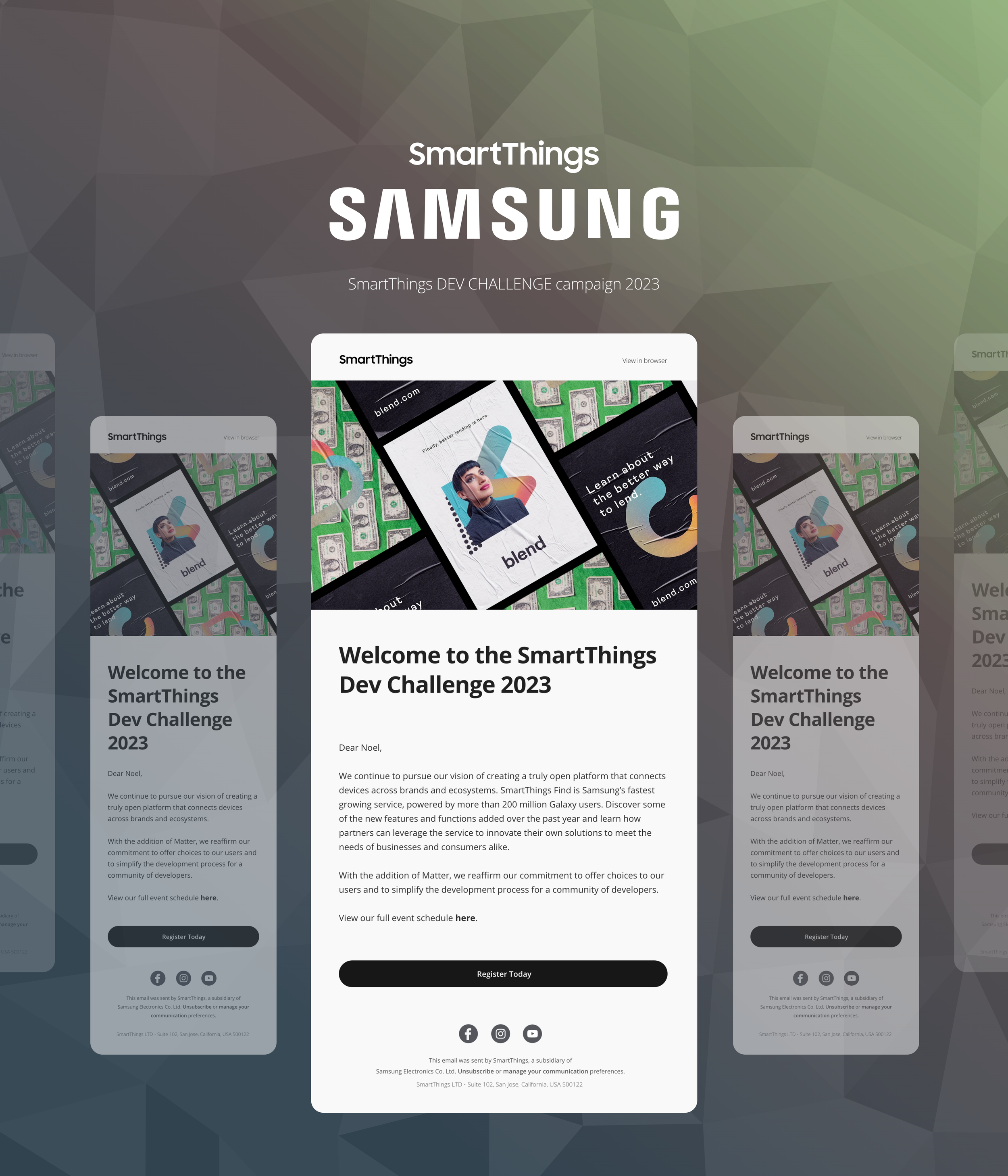 SAMSUNG — SmartThings Community Email Campaign Design - star2