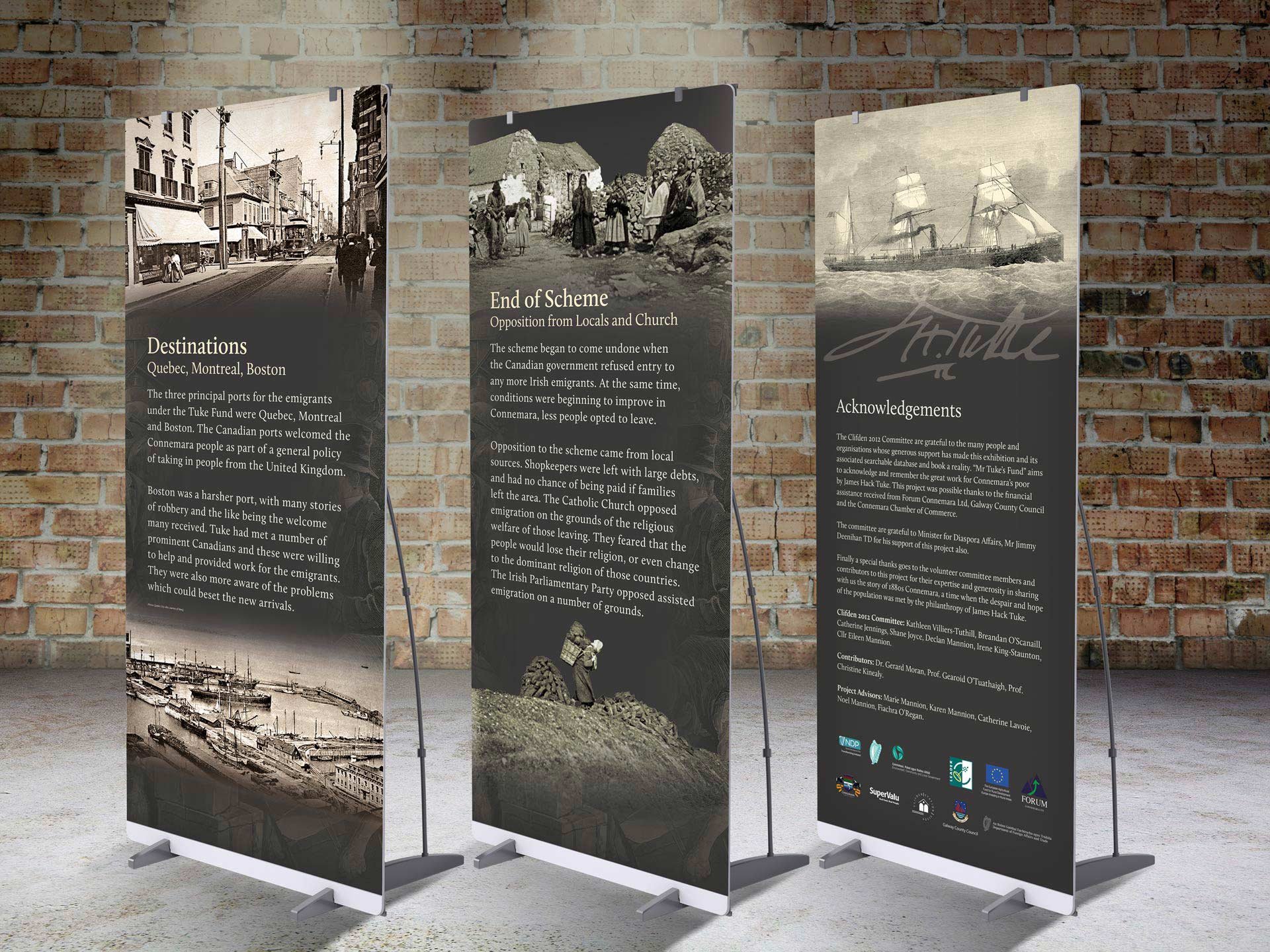 The Tuke Emigration Project. - tuke banners3